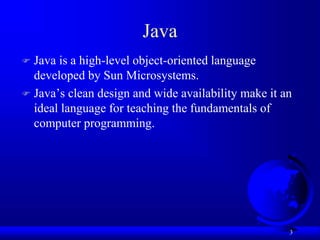 Java Standard edition(Java ) programming Basics for beginner's | PPT