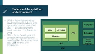 Java basics training 1 | PPT image.