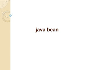 java bean
 