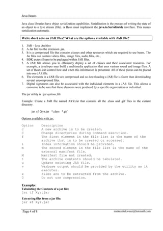 Java beans | PDF