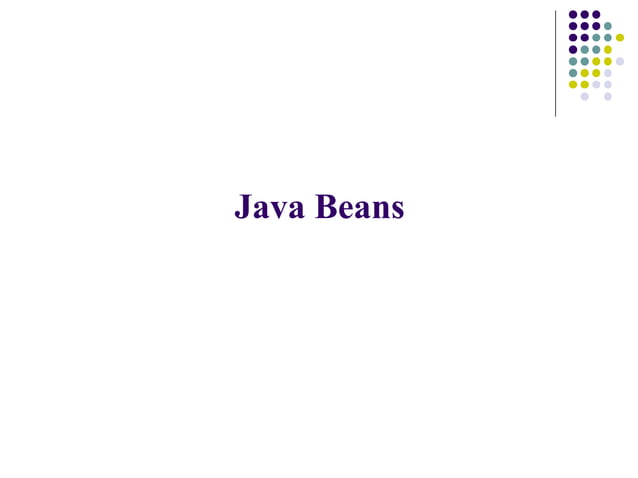 Java beans | PPT