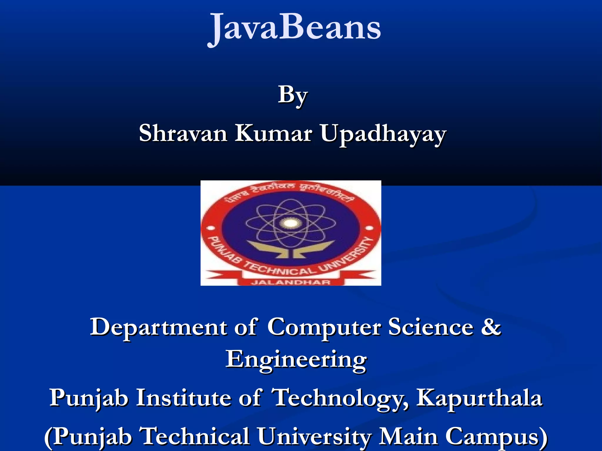 introduction of Java beans | PPT