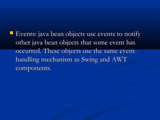 introduction of Java beans | PPT