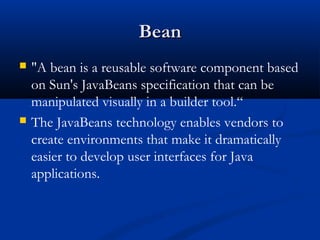 introduction of Java beans | PPT