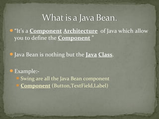 Java beans | PPT