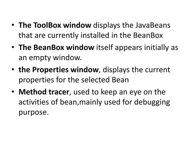 Java beans | PPT | Free Download