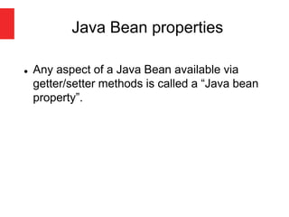 Java beans | PPTX