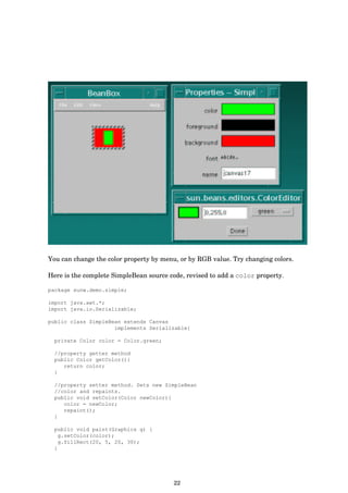 Java beans | PDF