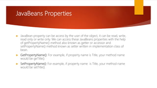 Java Beans Unit 4(Part 1) | PPT