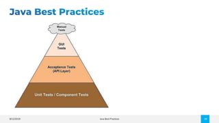 Java best practices | PDF | Web Development | Internet