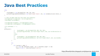 Java best practices | PDF | Web Development | Internet