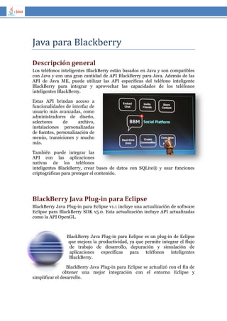 Java blackberry | PDF