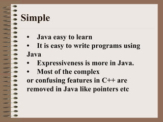 Java buzzwords | PPT