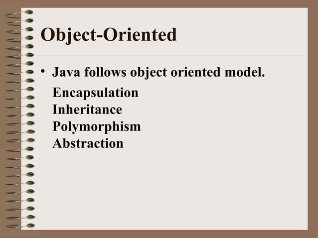 Java buzzwords | PPT