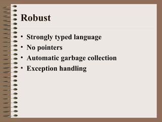 Java buzzwords | PPT
