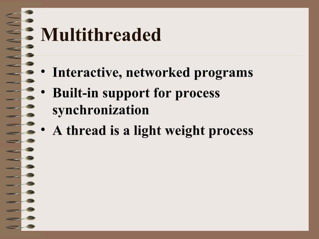 Java buzzwords | PPT