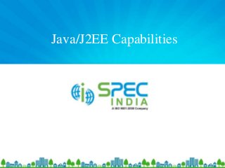 Java/J2EE Capabilities
Java/J2EE Capabilities
 