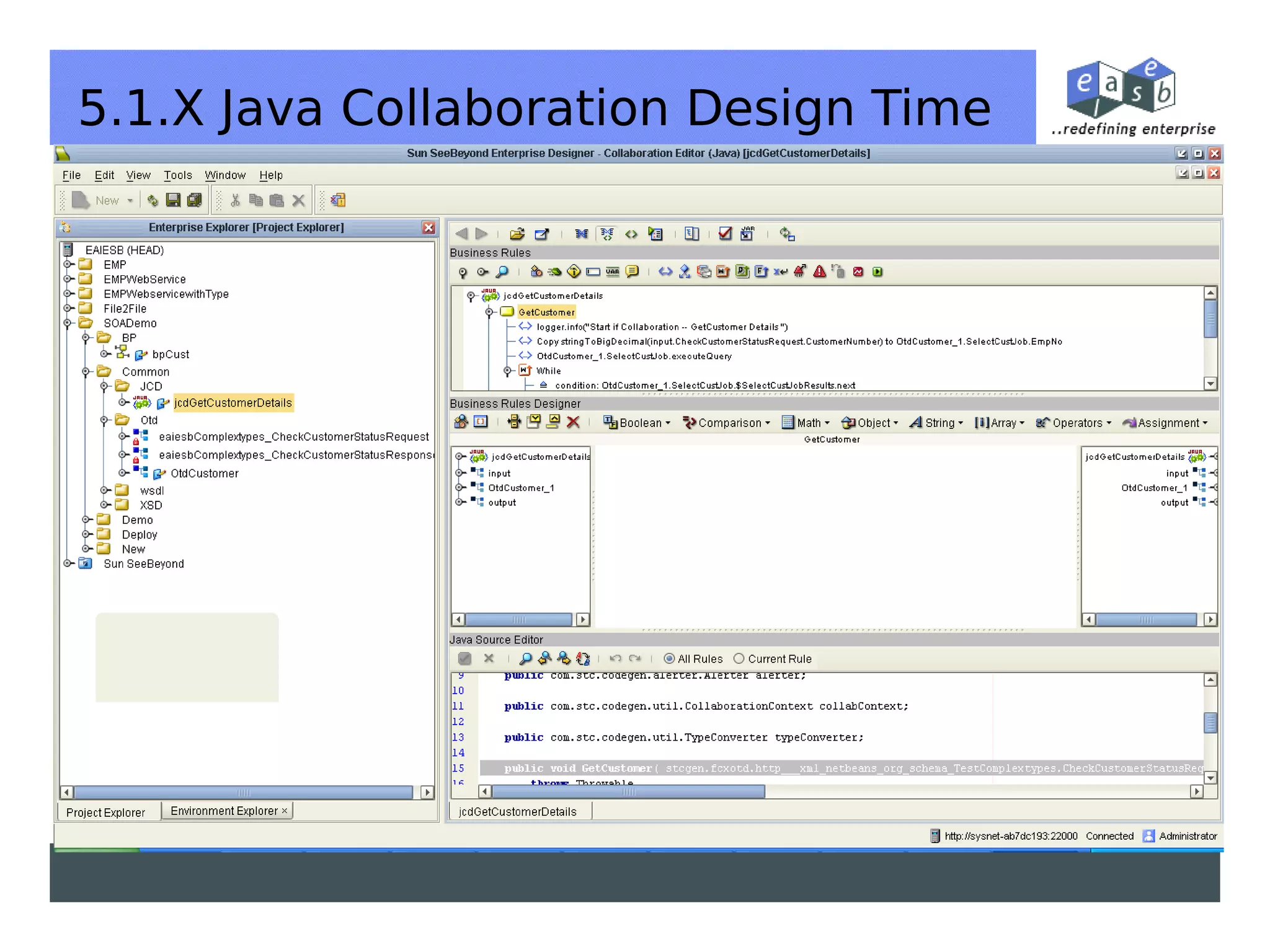 Java Caps5.1.X vs JavaCAPS 6
