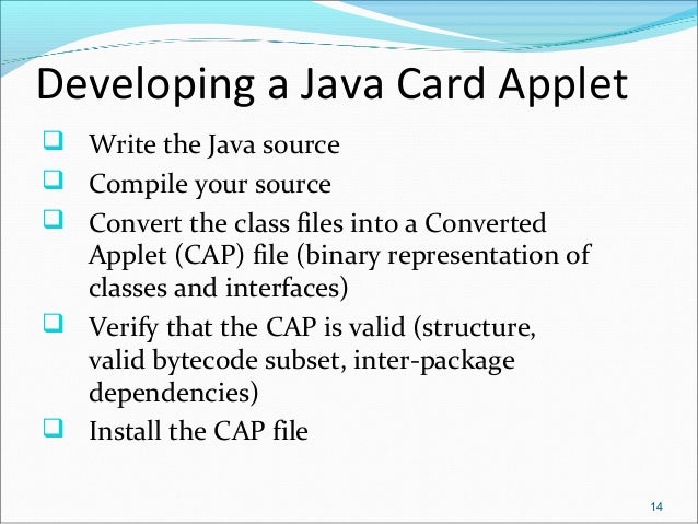 Java card technology