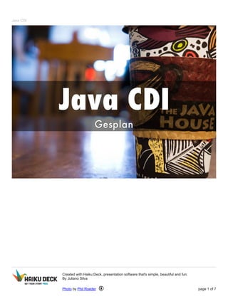 Java CDI | PPT