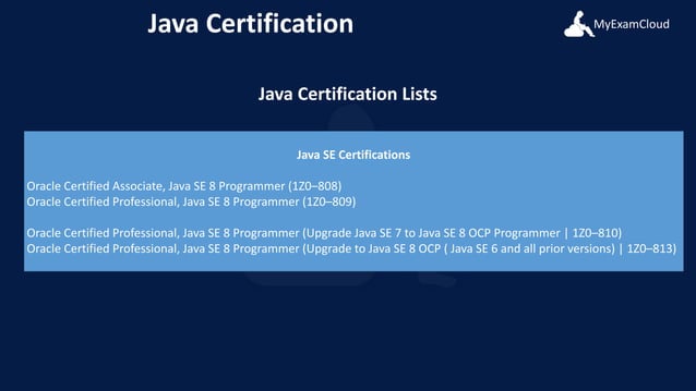Java certification | PPT