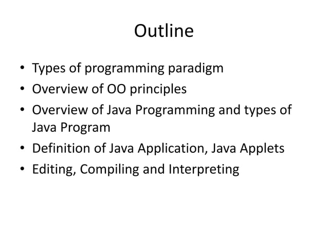 object oriented programming examples | PPT
