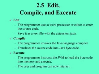 Java Chapter 2 Overview.ppt