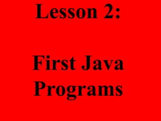 Java Chapter 2 Overview.ppt