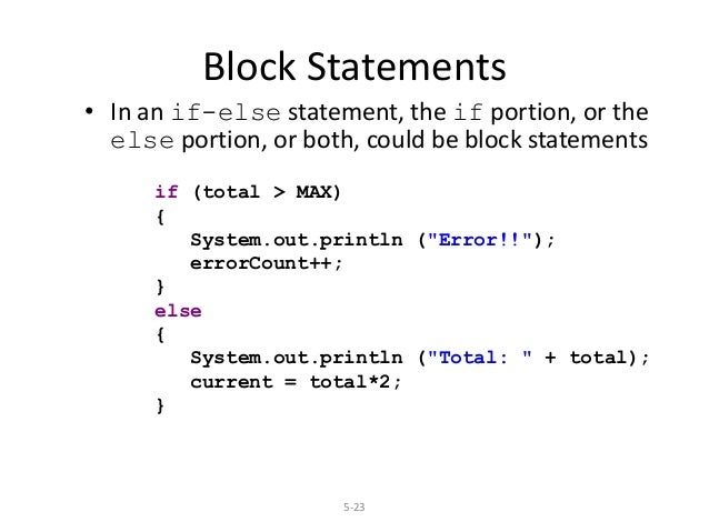 Java chapter 3