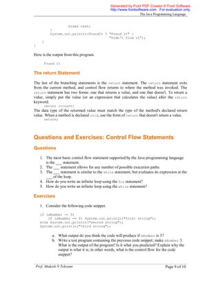 Java chapter 5 | PDF