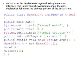 Java chapter 5 | PPTX