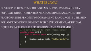 JavaClass11 introduction basic Answer.pptx