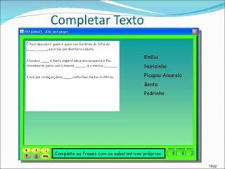 Completar Texto 15/22 