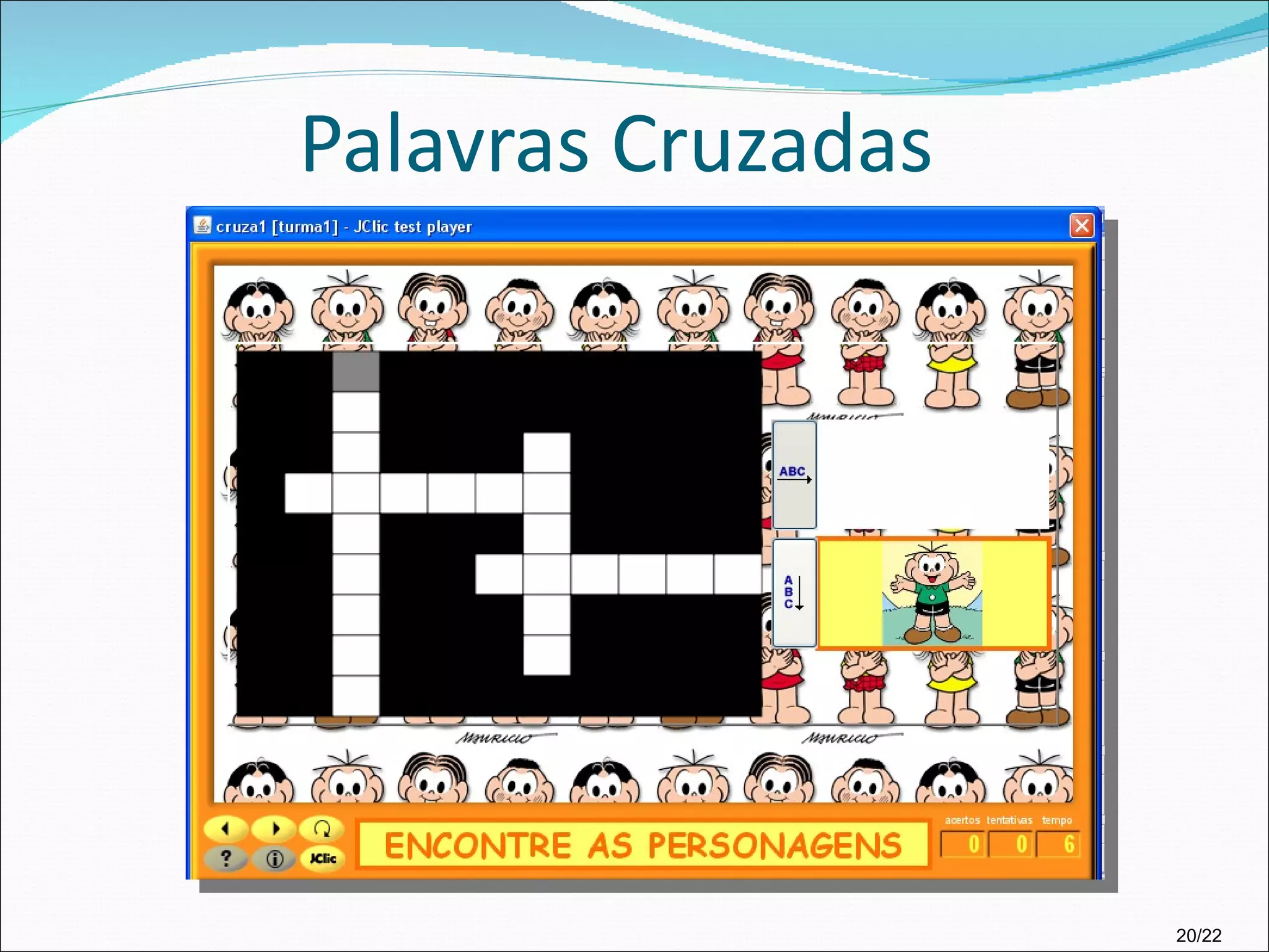 Palavras Cruzadas 20/22 