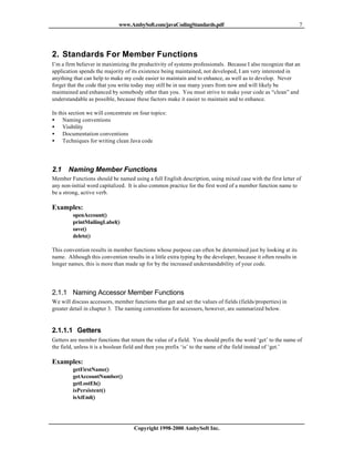 Javacodingstandards | PDF