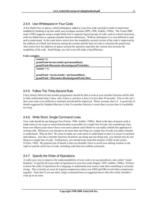 Javacodingstandards | PDF