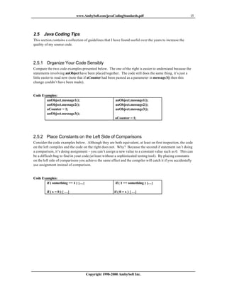 Javacodingstandards | PDF