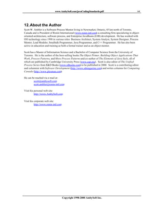 Javacodingstandards | PDF