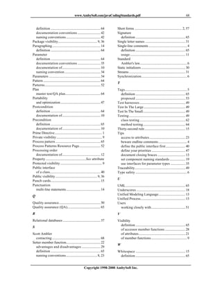 Javacodingstandards | PDF