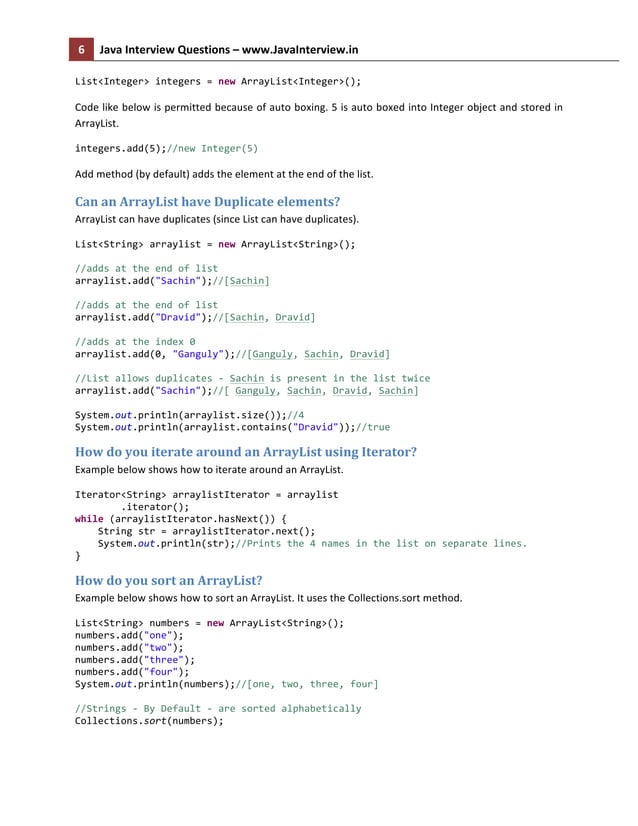 Java Collections | PDF