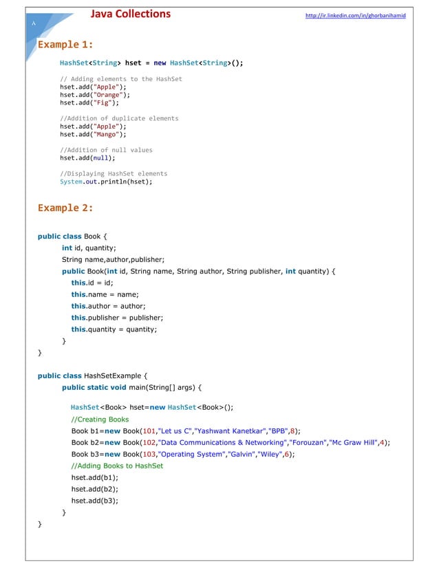 Java collections | PDF | Programming Languages | Computing