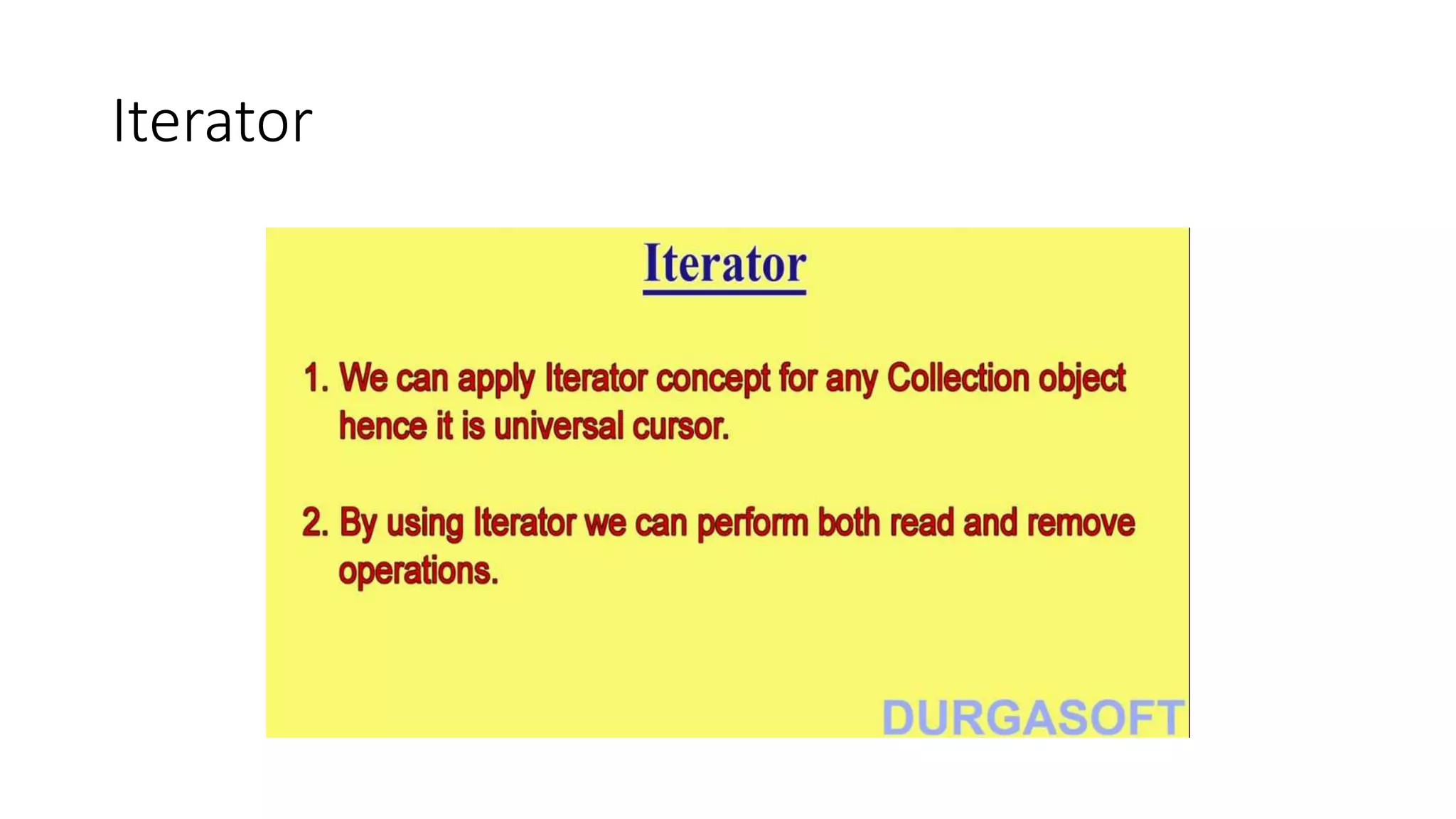 Iterator
 