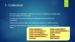 Java collections concept | PPT | Databases | Computer Software and ...