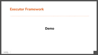 Executor Framework
Demo
 