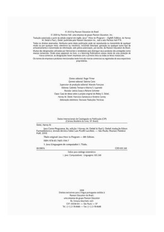 Java como progamar 8º edição - Paul Deitel & Harvey Deitel