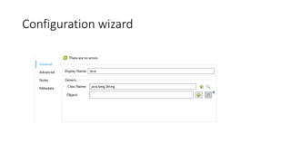 Configuration wizard
 