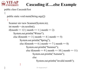 Java conditional statements | PDF | Programming Languages | Computing