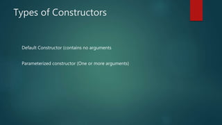 Java constructors | PPT