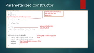 Java constructors | PPT