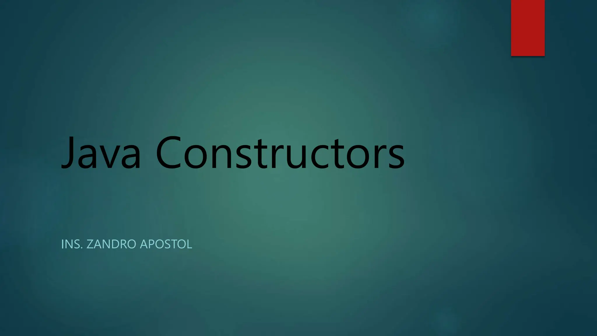 Java Constructors.pptx